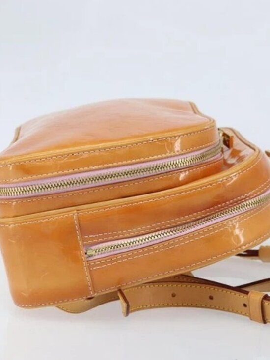 LOUIS VUITTON Monogram Vernis Marley Backpack Pink M91039 LV Auth LNZ301 main image 5